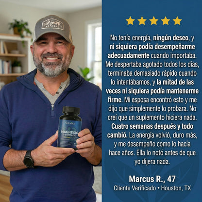 Cápsulas de complejo de magnesio Seloura 7 en 1