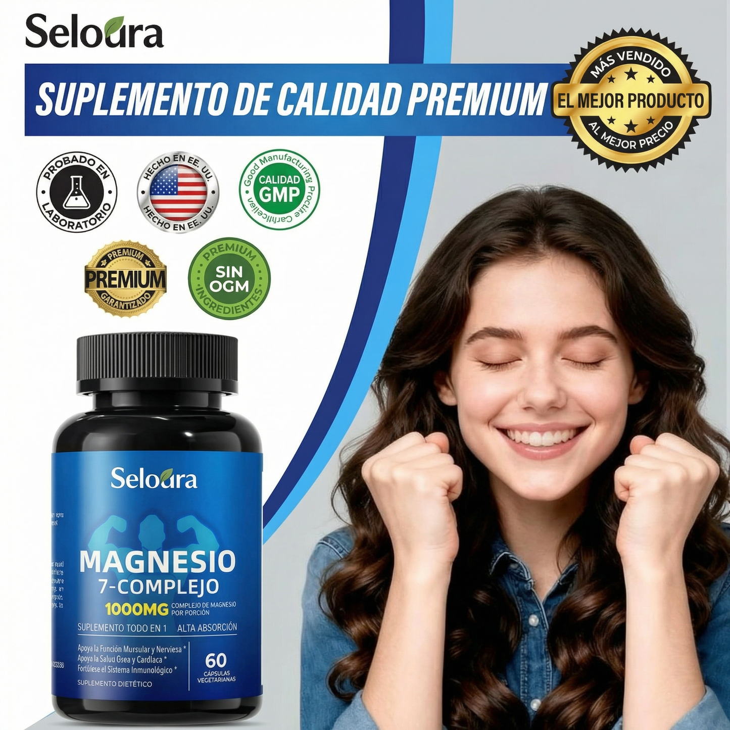 Complejo de magnesio Seloura 7 en 1